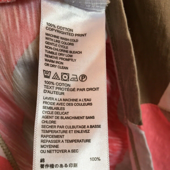 SOLDTommy Bahama  XS Sleeveless Tan Stripe Dress - Picture 5 of 7